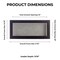 Rich Dark Brown Wood Shadow Box Frame with Acrylic Front - Light Brown Suede Backing, 30 Sizes
